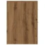 Armario de baño estrecho con ruedas madera roble artisian by , Lockers and storage cabinets - Ref: Foro24-855285, Price: 74,8...
