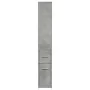 Armario de baño estrecho con ruedas madera gris hormigón von , Schließfächer und Lagerschränke - Ref: Foro24-855298, Preis: 8...