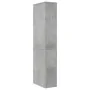 Armario de baño estrecho con ruedas madera gris hormigón von , Schließfächer und Lagerschränke - Ref: Foro24-855298, Preis: 8...