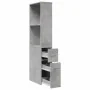 Armario de baño estrecho con ruedas madera gris hormigón von , Schließfächer und Lagerschränke - Ref: Foro24-855298, Preis: 8...