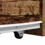 Armario de baño estrecho con ruedas madera envejecida de , Taquillas y armarios de almacenamiento - Ref: Foro24-855302, Preci...