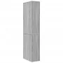 Armario de baño estrecho con ruedas madera gris Sonoma by , Lockers and storage cabinets - Ref: Foro24-855300, Price: 90,53 €...