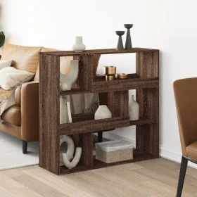 Separador de ambientes madera marrón roble 100x33x94,5 cm by , Bookcases and shelves - Ref: Foro24-3309480, Price: 75,00 €, D...