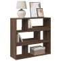 Separador de ambientes madera marrón roble 100x33x94,5 cm von , Bücherregale und Regale - Ref: Foro24-3309480, Preis: 74,97 €...