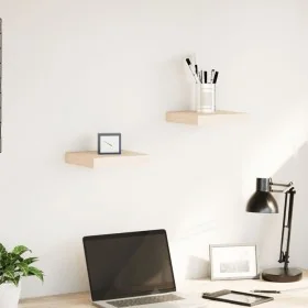 Estantes flotantes 2 uds madera de ingeniería 23x23,5x4 cm by , Shelves and shelves - Ref: Foro24-4010680, Price: 17,50 €, Di...