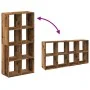 Librería divisor madera ingeniería envejecida 69,5x29x137,5 cm von , Bücherregale und Regale - Ref: Foro24-858028, Preis: 70,...