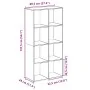 Librería divisor madera ingeniería envejecida 69,5x29x137,5 cm von , Bücherregale und Regale - Ref: Foro24-858028, Preis: 70,...