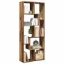 Librería divisora madera ingeniería envejecida 67x25x161,5 cm by , Bookcases and shelves - Ref: Foro24-858082, Price: 87,45 €...