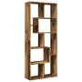 Librería divisora madera ingeniería envejecida 67x25x161,5 cm by , Bookcases and shelves - Ref: Foro24-858082, Price: 87,45 €...