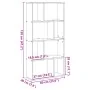 Estantería de madera de ingeniería blanca 60x20x120 cm de , Librerías y estanterías - Ref: Foro24-858147, Precio: 63,09 €, De...