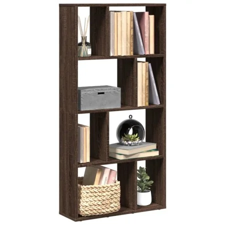 Estantería de madera de ingeniería marrón roble 60x20x120 cm by , Bookcases and shelves - Ref: Foro24-858153, Price: 72,32 €,...