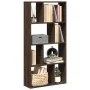 Estantería de madera de ingeniería marrón roble 60x20x120 cm by , Bookcases and shelves - Ref: Foro24-858153, Price: 72,32 €,...