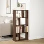 Estantería de madera de ingeniería marrón roble 60x20x120 cm by , Bookcases and shelves - Ref: Foro24-858153, Price: 72,32 €,...