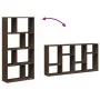 Estantería de madera de ingeniería marrón roble 60x20x120 cm by , Bookcases and shelves - Ref: Foro24-858153, Price: 72,32 €,...