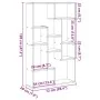 Estantería de madera de ingeniería roble artisian 72x20x120 cm de , Librerías y estanterías - Ref: Foro24-858164, Precio: 76,...