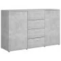 Aparador de madera contrachapada gris hormigón 120x35,5x75 cm von , Sideboards - Ref: Foro24-801332, Preis: 178,89 €, Rabatt: %