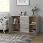 Aparador de madera contrachapada gris hormigón 120x35,5x75 cm von , Sideboards - Ref: Foro24-801332, Preis: 178,89 €, Rabatt: %