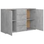 Aparador de madera contrachapada gris hormigón 120x35,5x75 cm von , Sideboards - Ref: Foro24-801332, Preis: 178,89 €, Rabatt: %