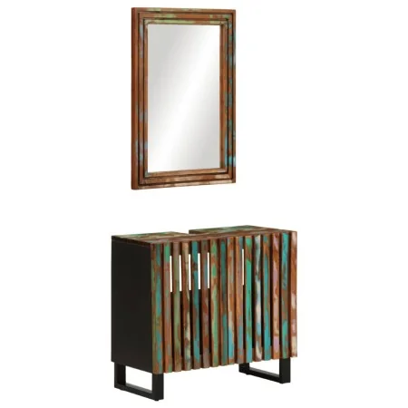 Conjunto de muebles de baño 2 piezas madera maciza de acacia von , Badezimmermöbel - Ref: Foro24-3217104, Preis: 178,57 €, Ra...