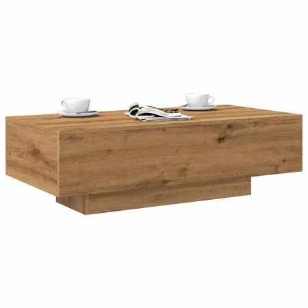 Mesa de centro madera ingeniería roble artisan 100x49,5x31 cm by , Coffee table - Ref: Foro24-856405, Price: 82,18 €, Discoun...