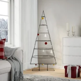 Árbol de Navidad para decoración metal negro 150 cm by , Christmas trees - Ref: Foro24-4018948, Price: 39,71 €, Discount: %