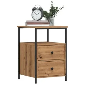 Mesitas de noche 2 uds madera roble artisan 34x35,5x50 cm von , Nachttische - Ref: Foro24-857261, Preis: 113,50 €, Rabatt: %