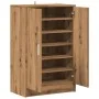 Mueble zapatero madera ingeniería roble artisan 60x35x92 cm by , Shoe racks and shoe organizers - Ref: Foro24-856699, Price: ...
