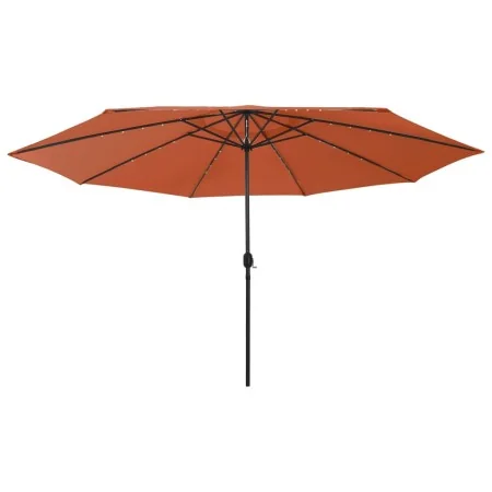 Sombrilla de jardín con luces LED terracota 400 cm von , Sonnenschirme - Ref: Foro24-312535, Preis: 100,14 €, Rabatt: %
