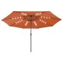Sombrilla de jardín con luces LED terracota 400 cm von , Sonnenschirme - Ref: Foro24-312535, Preis: 100,14 €, Rabatt: %