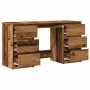 Escritorio madera de ingeniería envejecida 140x50x77 cm von , Schreibtische - Ref: Foro24-855960, Preis: 198,05 €, Rabatt: %