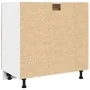 Armario inferior cajón “Lyon” madera roble artisan by , Kitchen cabinets - Ref: Foro24-856093, Price: 109,37 €, Discount: %