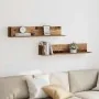 Estantes de pared 2 uds madera envejecida 100x16,5x16,5 cm by , Shelves and shelves - Ref: Foro24-860047, Price: 40,64 €, Dis...