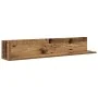 Estantes de pared 2 uds madera envejecida 100x16,5x16,5 cm by , Shelves and shelves - Ref: Foro24-860047, Price: 40,64 €, Dis...