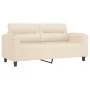 Juego de sofás con cojines 3 piezas tela microfibra beige by , Sofas - Ref: Foro24-3202325, Price: 590,66 €, Discount: %