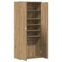 Mueble zapatero madera de ingeniería roble artisan 80x39x178 cm by , Shoe racks and shoe organizers - Ref: Foro24-856045, Pri...