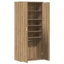 Mueble zapatero madera de ingeniería roble artisan 80x39x178 cm by , Shoe racks and shoe organizers - Ref: Foro24-856045, Pri...