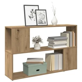 Estantería madera de ingeniería roble artisan 100x24x63 cm by , Bookcases and shelves - Ref: Foro24-856741, Price: 59,45 €, D...