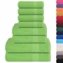 Juego de toallas 8 piezas 100% algodón verde 360 gsm by , Toallas de baño y manoplas - Ref: Foro24-137069, Price: 36,52 €, Di...