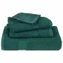 Juego de toallas 8 piezas 100% algodón verde 360 gsm by , Toallas de baño y manoplas - Ref: Foro24-137069, Price: 36,52 €, Di...