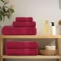 Juego de toallas 6 piezas 100% algodón burdeos 360 gsm von , Toallas de baño y manoplas - Ref: Foro24-137081, Preis: 35,55 €,...