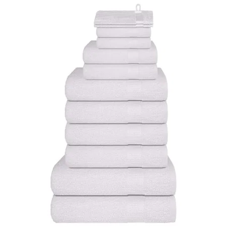 Juego de toallas 12 piezas 100% algodón blanco 360 gsm von , Toallas de baño y manoplas - Ref: Foro24-137095, Preis: 49,56 €,...