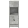 Mesilla de noche con cajón gris hormigón 25x31x66 cm de , Mesitas de noche - Ref: Foro24-858620, Precio: 57,62 €, Descuento: %