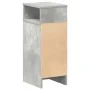 Mesilla de noche con cajón gris hormigón 25x31x66 cm de , Mesitas de noche - Ref: Foro24-858620, Precio: 57,62 €, Descuento: %
