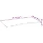 Tablero escritorio 100x50x2,5cm rectangular madera maciza roble by , Table tops - Ref: Foro24-4009028, Price: 72,87 €, Discou...