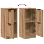 Aparador madera de ingeniería roble artisian 30x30x70 cm by , Sideboards - Ref: Foro24-856961, Price: 45,97 €, Discount: %