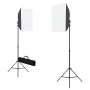 Kit de estudio fotográfico con luces softbox y fondo by , Flashes and studio lighting - Ref: Foro24-3055055, Price: 160,99 €,...