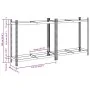 Estantería de 2 capas para neumáticos 2 uds Plata 110x40x109 cm by , Industrial shelving - Ref: Foro24-4016967, Price: 59,53 ...