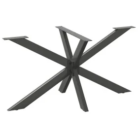 Pata mesa comedor forma araña antracita 150x78x(72-73) cm acero by , Table legs - Ref: Foro24-4013118, Price: 166,92 €, Disco...