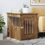 Jaula para perros madera ingeniería roble artesanal 55x75x65 cm von , Hundehütten - Ref: Foro24-857640, Preis: 87,91 €, Rabat...