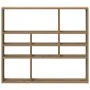 Estante de pared madera ingeniería roble artisian 90x16x78 cm von , Regale und Regale - Ref: Foro24-856070, Preis: 55,41 €, R...